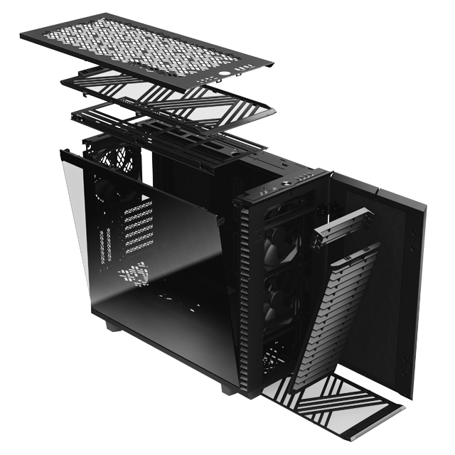 Fractal Design Define 7 Black Brushed Aluminum / Steel E-ATX